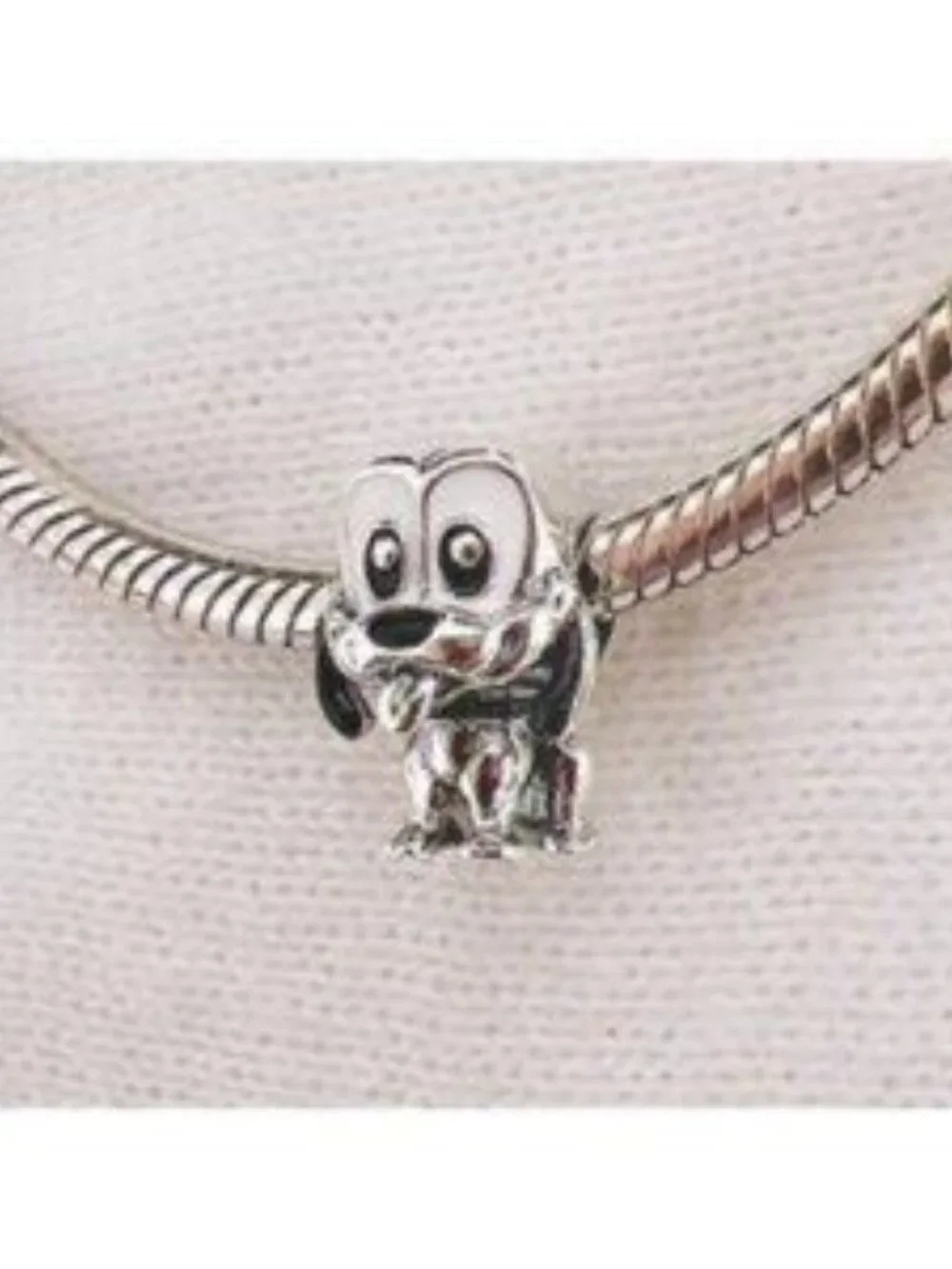 Disney Pluto Charm, Charms for Pandora Bracelet S925 ALE Sterling Silver Charm